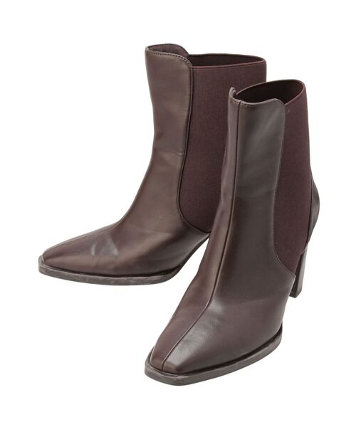 RESEXXY(リゼクシー)の「スクエアトゥショートブーツ(ブーツ・レディース・ブラック/ブラウン・SMALL/MEDIUM/LARGE)」の21枚目の写真