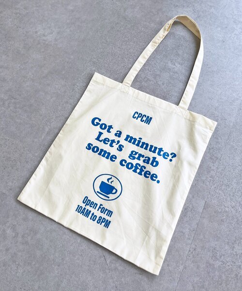 CPCM(シーピーシーエム)の「アソートプリントロゴトート(トートバッグ・レディース・ホワイト/グリーン/パープル/オレンジ・FREE)」の7枚目の写真