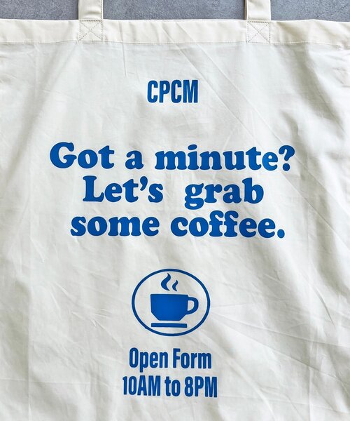 CPCM(シーピーシーエム)の「アソートプリントロゴトート(トートバッグ・レディース・ホワイト/グリーン/パープル/オレンジ・FREE)」の10枚目の写真