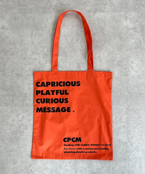 CPCM(シーピーシーエム)の「アソートプリントロゴトート(トートバッグ・レディース・ホワイト/グリーン/パープル/オレンジ・FREE)」の17枚目の写真