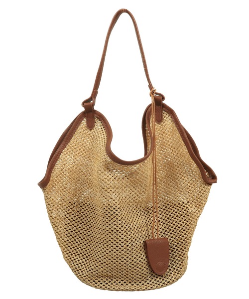 KOBE LETTUCE（コウベレタス）の「3点セット ペーパーバッグ（トートバッグ・レディース・ブラック/キャメル・M）」の14枚目の写真