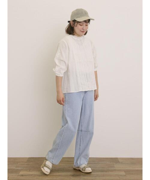 mame SS17✨レースブラウス✨タグ付き 新品タグ付き】サマンサモスモス＊フラワー柄刺繍レースブラウス