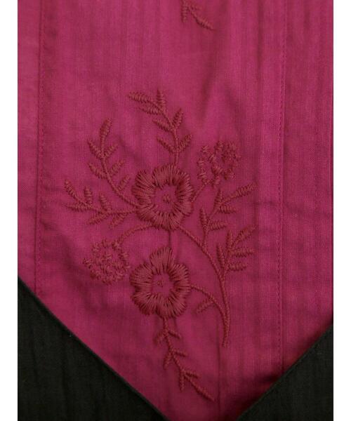 Samansa Mos2(サマンサ モスモス)の「フラワー柄刺繍レースブラウス(シャツ/ブラウス・レディース・オフホワイト/チャコールグレー/キナリ/ピンク・F)」の20枚目の写真