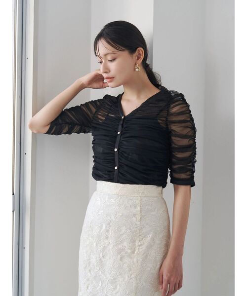 TONAL(トーナル)の「スパンコールレースマーメイドスカート(スカート・レディース・アイボリー/パープル/グリーン・SMALL/MEDIUM)」の11枚目の写真