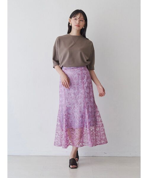 TONAL(トーナル)の「スパンコールレースマーメイドスカート(スカート・レディース・アイボリー/パープル/グリーン・SMALL/MEDIUM)」の13枚目の写真