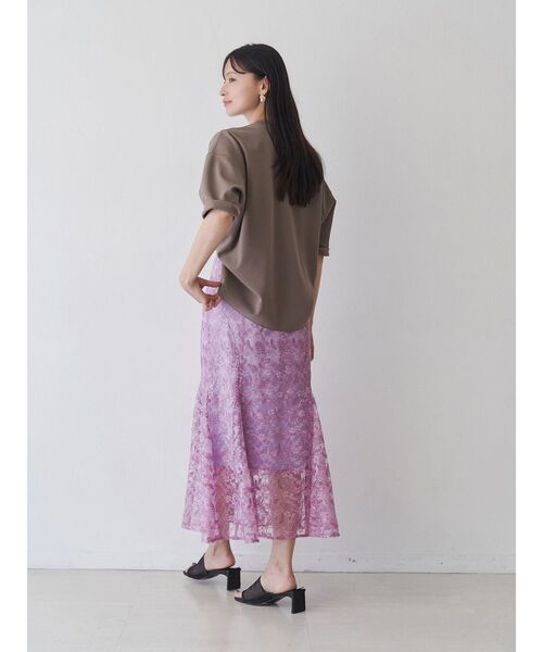 TONAL(トーナル)の「スパンコールレースマーメイドスカート(スカート・レディース・アイボリー/パープル/グリーン・SMALL/MEDIUM)」の16枚目の写真