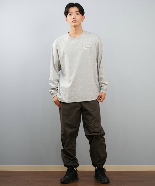 Columbia（コロンビア）の「columbia/コロンビア CROOKED RIVER L/S TEE ロンT/長袖Tシャツ 吸湿速乾 紫外線防止 PM0595（Tシャツ/カットソー・メンズ・ヘザーグレー/ブラック/ネイビー/ブラウン・XL/L/M/S）」の13枚目の写真