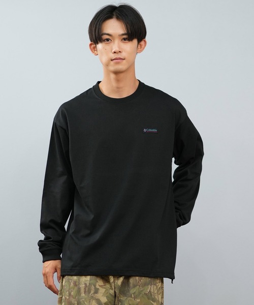 Columbia（コロンビア）の「columbia/コロンビア CROOKED RIVER L/S TEE ロンT/長袖Tシャツ 吸湿速乾 紫外線防止 PM0595（Tシャツ/カットソー・メンズ・ヘザーグレー/ブラック/ネイビー/ブラウン・XL/L/M/S）」の5枚目の写真