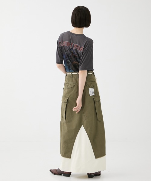 beautiful people（ビューティフルピープル）の「【beautiful people/ビューティフルピープル】IRON MIAIDEN sheer jersey big-T/アイアンメイデンシアージャージービッグTシャツ（Tシャツ/カットソー・レディース・ブラック・38）」の13枚目の写真