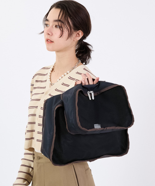 PACKING POUCH SET ディープシー/ダークチョコレート（トラベルグッズ