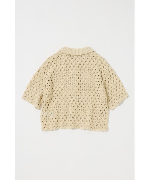 MOUSSY(マウジー)の「【EC・一部店舗限定】CROCHET ニットシャツ(ニット/セーター・レディース・ブラウン/アイボリー/ブラック・FREE)」の16枚目の写真