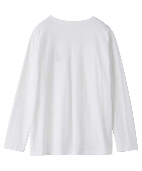 GeeRA（ジーラ）の「ハート＆ロゴワンポイント刺繍オーバーサイズロンT（Tシャツ/カットソー・レディース・チャコール/オートミール/オフホワイト・MEDIUM/LARGE/X-LARGE）」の19枚目の写真