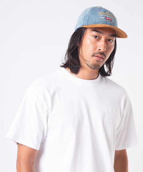 Levi's（リーバイス）の「Levi's/リーバイス RELAXED DAD グラフィックキャップ（キャップ・メンズ・インディゴブルー・OS）」の2枚目の写真