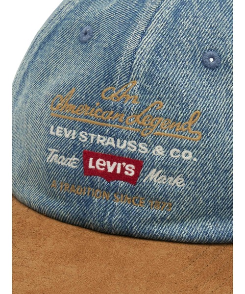 Levi's（リーバイス）の「Levi's/リーバイス RELAXED DAD グラフィックキャップ（キャップ・メンズ・インディゴブルー・OS）」の9枚目の写真