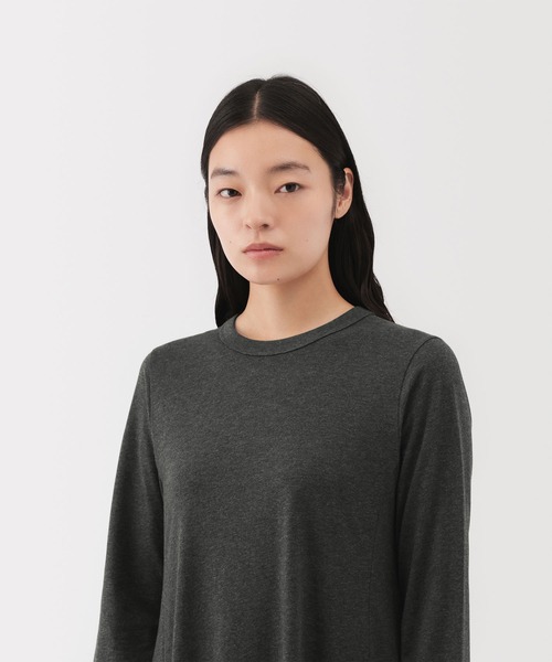 MUJI Labo（ムジラボ）の「〔MUJI Labo〕婦人　コットンヤク天竺ワンピース（ワンピース・レディース・ブラック/ダークグレー・S/M/L）」の10枚目の写真