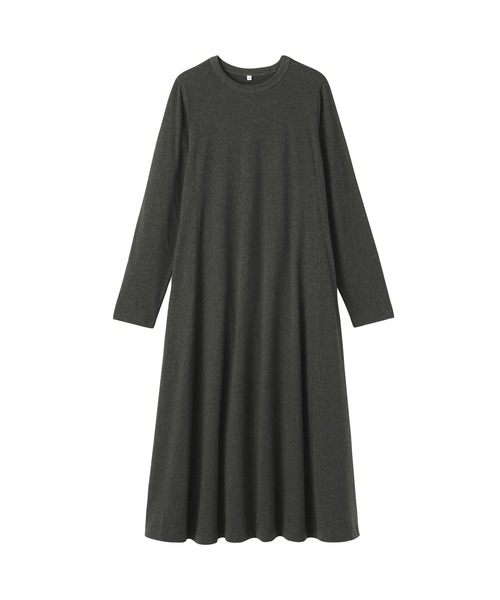MUJI Labo（ムジラボ）の「〔MUJI Labo〕婦人　コットンヤク天竺ワンピース（ワンピース・レディース・ブラック/ダークグレー・S/M/L）」の12枚目の写真
