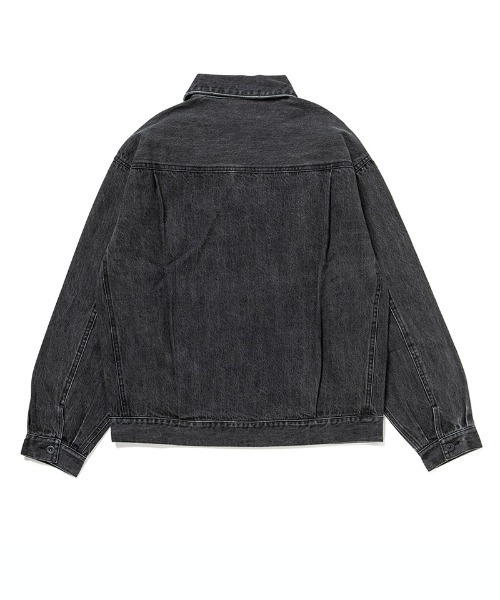430（フォーサーティ）の「mj11000-SLVG DENIM JACKET H-WASH デニムジャケット(25-141)（デニムジャケット・メンズ・インディゴブルー/ブラック・0/1/2/3）」の3枚目の写真