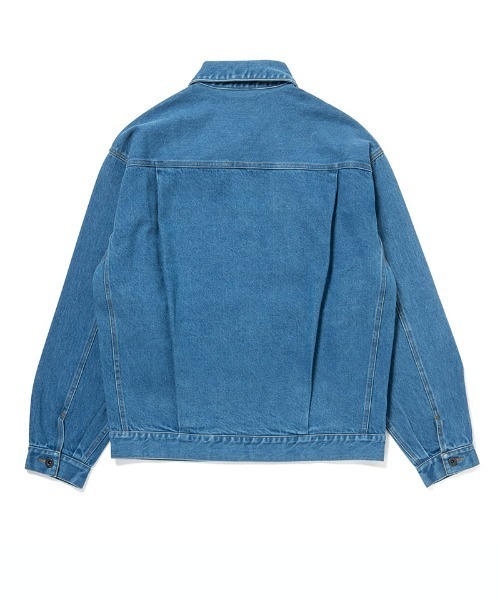 430（フォーサーティ）の「mj11000-SLVG DENIM JACKET H-WASH デニムジャケット(25-141)（デニムジャケット・メンズ・インディゴブルー/ブラック・0/1/2/3）」の4枚目の写真