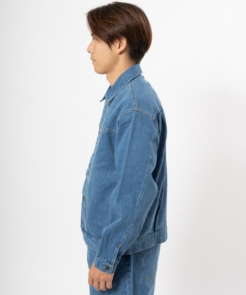 430（フォーサーティ）の「mj11000-SLVG DENIM JACKET H-WASH デニムジャケット(25-141)（デニムジャケット・メンズ・インディゴブルー/ブラック・0/1/2/3）」の11枚目の写真