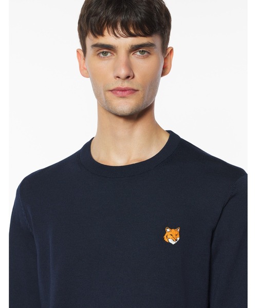 おねむ。 様　maisonkitsune fox headロゴニット FOX HEAD MERINO REGULAR JUMPER（ニット/セーター）｜Maison