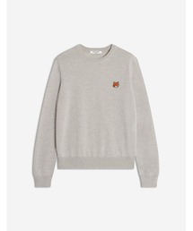 Maison Kitsune(]Lcl)FOX HEAD MERINO REGULAR JUMPER(jbg/Z[^[)