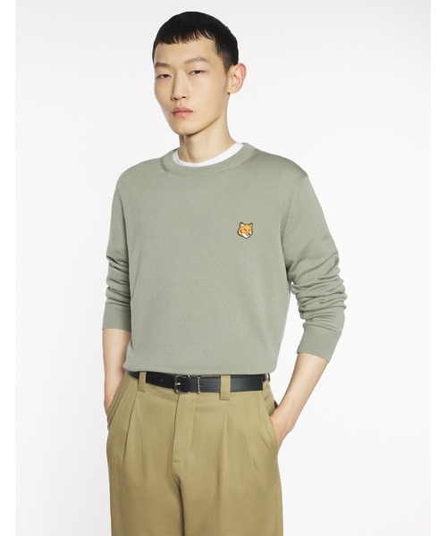 FOX HEAD MERINO REGULAR JUMPER（ニット/セーター）｜Maison Kitsune