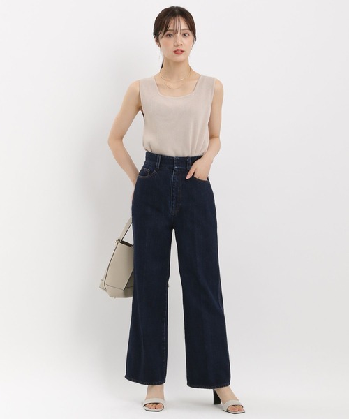 Andemiu（アンデミュウ）の「【リブシリーズ】2WAYリブタンク581500（ニット/セーター・レディース・グリーン/ブラック/グレー・FREE）」の17枚目の写真