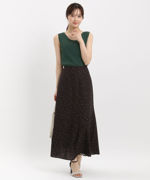 Andemiu（アンデミュウ）の「【リブシリーズ】2WAYリブタンク581500（ニット/セーター・レディース・グリーン/ブラック/グレー・FREE）」の18枚目の写真