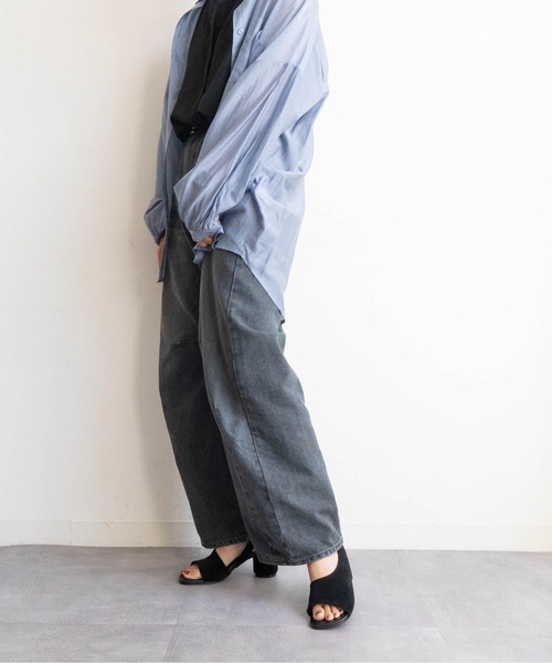 Fabby fabby（ファビィーファビィー）の「アシンメトリーバックストラップサンダル（サンダル・レディース・ブラック/ブラウン系その他/シルバー/ブラック系その他・LARGE/MEDIUM/SMALL）」の19枚目の写真