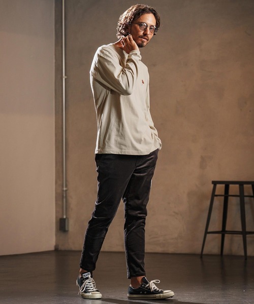 wjk reluxe（ダブルジェーケーリラックス）の「mlt5342-heart balloon embroidery long sleeve cut sew ロングスリーブカットソー(WR25W-31)（Tシャツ/カットソー・メンズ・ホワイト/ベージュ/ブラック・S/XL/L/M）」の13枚目の写真