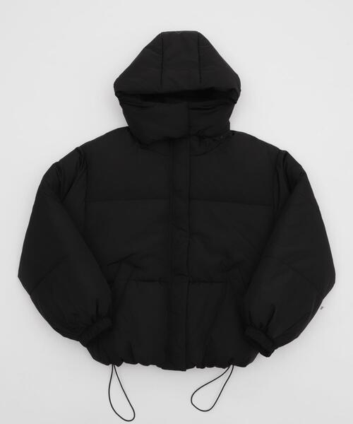 WEGO（ウィゴー）の「WEGO/2WAYフードパファーブルゾン（ダウンジャケット/コート・レディース・アイボリー/ブラック・SMALL/MEDIUM）」の20枚目の写真