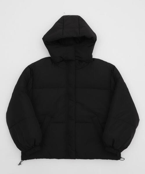 WEGO（ウィゴー）の「WEGO/2WAYフードパファーブルゾン（ダウンジャケット/コート・レディース・アイボリー/ブラック・SMALL/MEDIUM）」の18枚目の写真