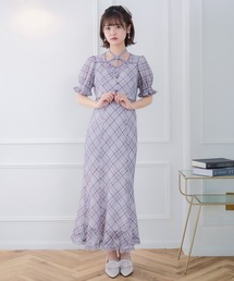 レーシーチェックワンピース