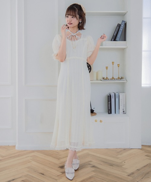 レーシーチェックワンピース（ワンピース）｜couture BY ROJITA