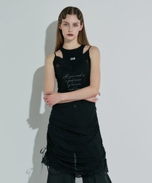 Open sesame Club オープンセサミクラブ　キャミソール OPEN SESAME CLUB/オープン セサミ クラブ】 Lattice camisole