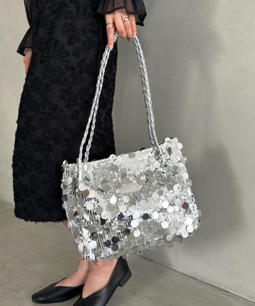 セール】スパンコールパーティーバッグ（クラッチバッグ