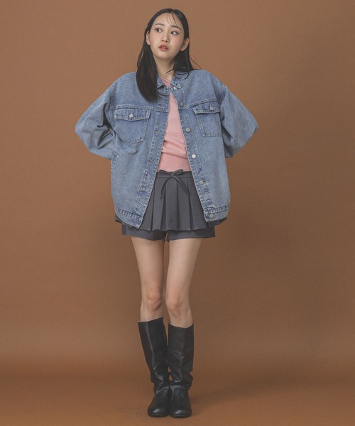 3.3 Field Trip （3.3フィールドトリップ）の「3.3 Field Trip／プリーツスカパン（スカート・レディース・グレー/ブラウン・FREE）」の21枚目の写真