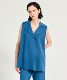 エストネーション　ネイビー ノースリーブ ベスト　ジレ 2025年最新】ESTNATION レディース ベスト・ジレ・ビスチェの