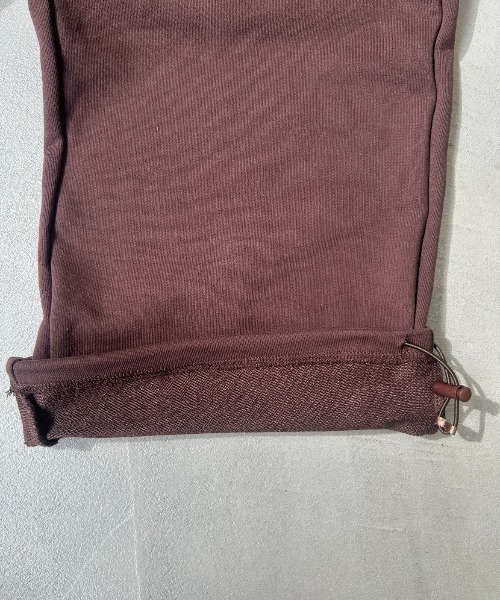 AIC.（エーアイシー）の「レースアップスウェットパンツ（スウェットパンツ・レディース・チャコールグレー/ブラウン・FREE）」の5枚目の写真