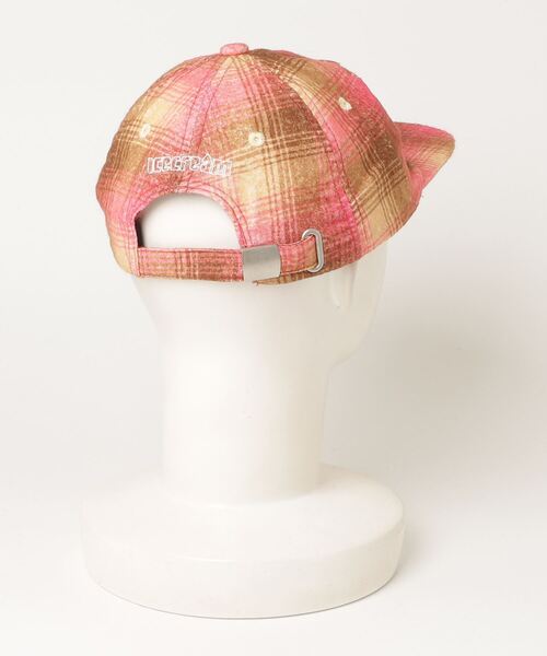 ICECREAM(アイスクリーム)の「APPLIQUE LOGO FLANNEL CHECK CAP(キャップ・メンズ・ブラウン系その他/グリーン系その他・ONE SIZE)」の7枚目の写真