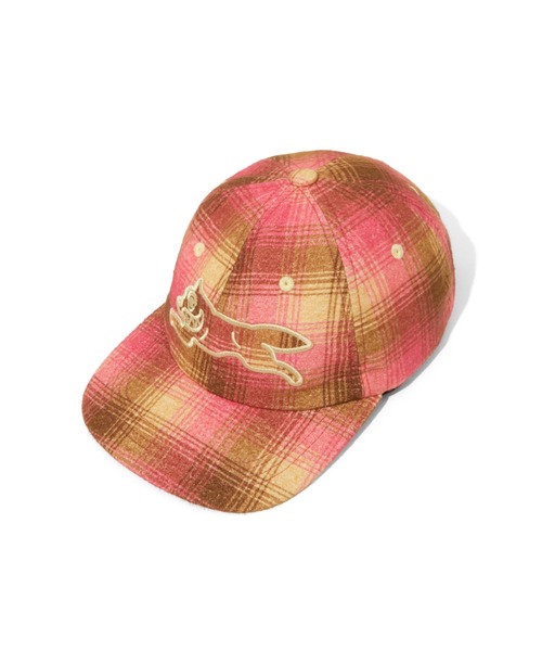 ICECREAM(アイスクリーム)の「APPLIQUE LOGO FLANNEL CHECK CAP(キャップ・メンズ・ブラウン系その他/グリーン系その他・ONE SIZE)」の1枚目の写真