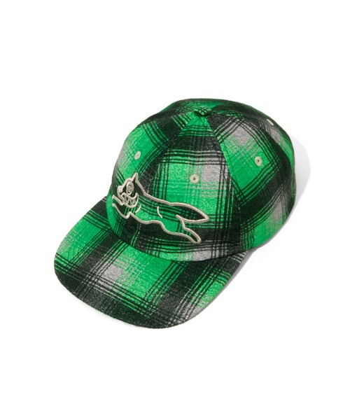ICECREAM(アイスクリーム)の「APPLIQUE LOGO FLANNEL CHECK CAP(キャップ・メンズ・ブラウン系その他/グリーン系その他・ONE SIZE)」の2枚目の写真