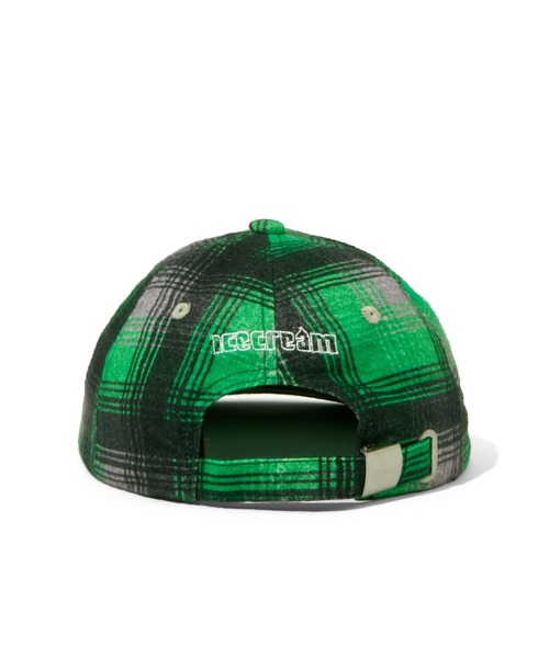 ICECREAM(アイスクリーム)の「APPLIQUE LOGO FLANNEL CHECK CAP(キャップ・メンズ・ブラウン系その他/グリーン系その他・ONE SIZE)」の6枚目の写真