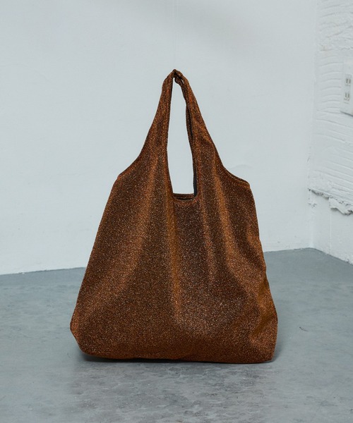 AT CREATION(アットクリエイション)の「【AT CREATION】ラメ トートバッグ(トートバッグ・レディース・ブラック/ピンク/シルバー/イエロー/オレンジ/ブルー/グリーン・フリー)」の6枚目の写真