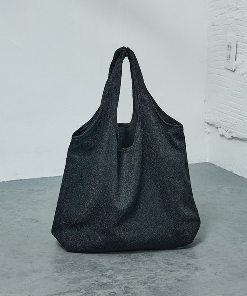 AT CREATION(アットクリエイション)の「【AT CREATION】ラメ トートバッグ(トートバッグ・レディース・ブラック/ピンク/シルバー/イエロー/オレンジ/ブルー/グリーン・フリー)」の2枚目の写真