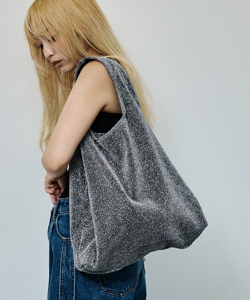 AT CREATION(アットクリエイション)の「【AT CREATION】ラメ トートバッグ(トートバッグ・レディース・ブラック/ピンク/シルバー/イエロー/オレンジ/ブルー/グリーン・フリー)」の18枚目の写真