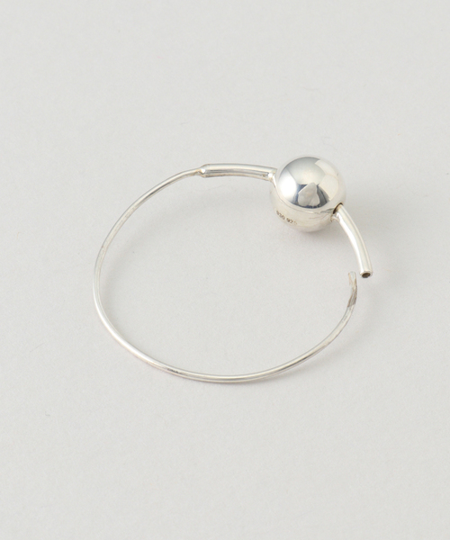 SLOBE IENA（スローブイエナ）の「Les Beads フープピアス ESS-015（ピアス（両耳用）・レディース・シルバー・FREE）」の7枚目の写真