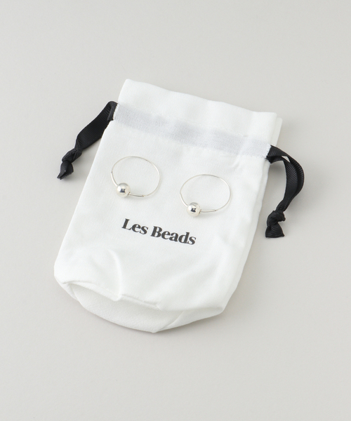 SLOBE IENA（スローブイエナ）の「Les Beads フープピアス ESS-015（ピアス（両耳用）・レディース・シルバー・FREE）」の11枚目の写真