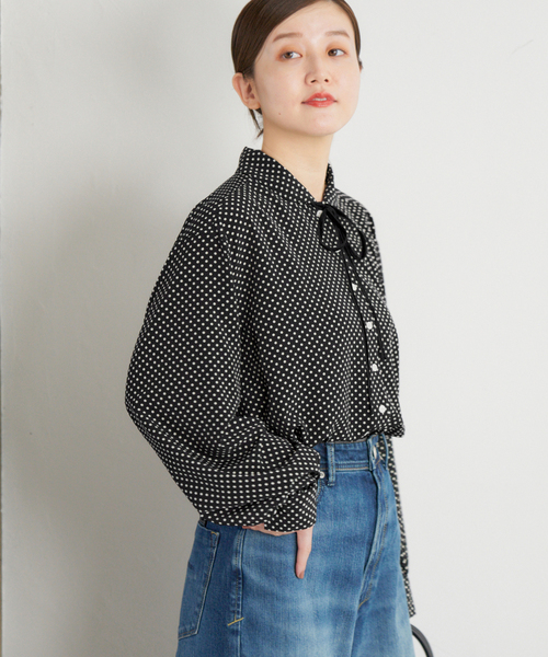 ミニラウンドカラーブラウス（シャツ/ブラウス）｜IENA（イエナ）の