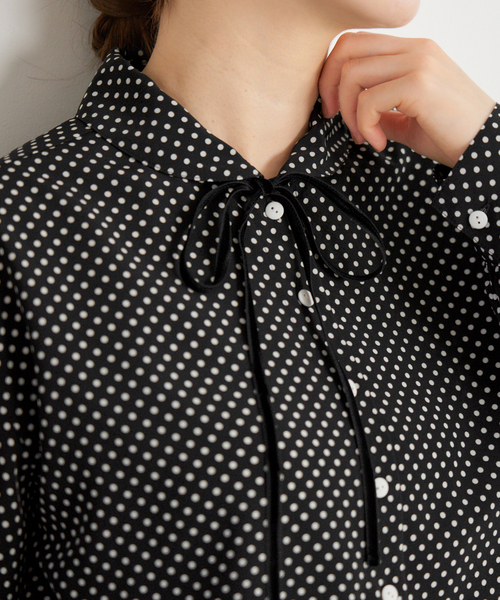 セール】ミニラウンドカラーブラウス（シャツ/ブラウス）｜IENA